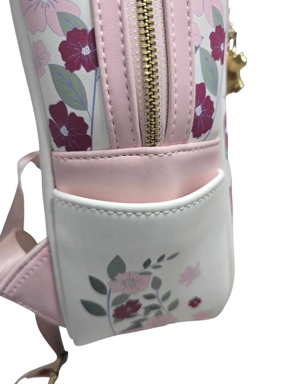 Harry Potter Loungefly Always Floral Mini Backpack in Pink| White